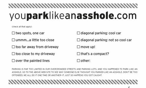 youparklikeanasshole.com