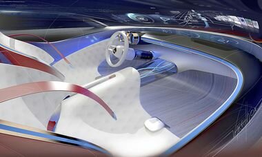 DAIMLER Das Cockpit kombiniert Luxus und Hightech