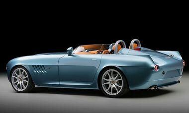 TIM SCOTT FLUID IMAGES Der Speedster hat eine extrem niedrige Windschutzscheibe