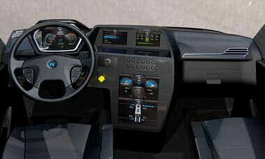 KK Das Cockpit ist futuristisch