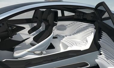 LEECO Im autonomen Modus fährt sich das Lenkrad ein